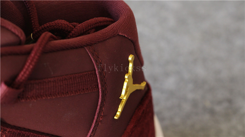 Authentic Air Jordan 11 Velvet Night Maroon High